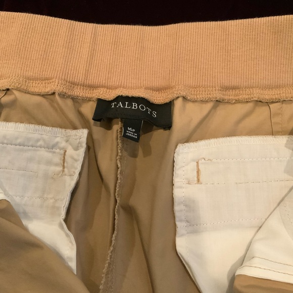 Talbots Crop Cargo Pants 16 Petite - Picture 6 of 8